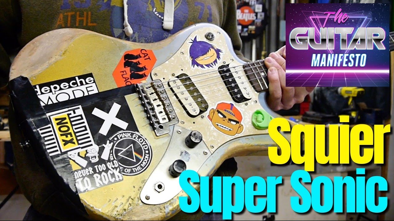Punk Pop Squier Paranormal Super Sonic
