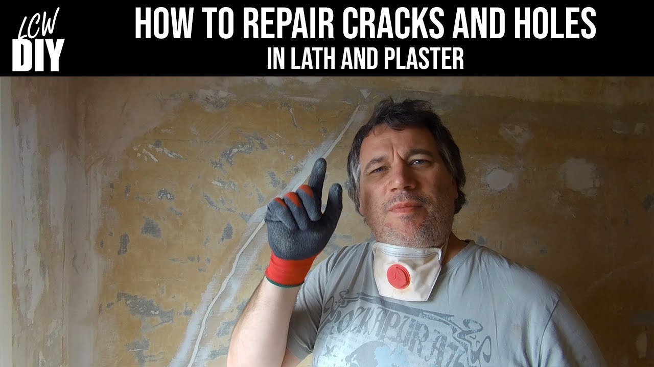 Repairing Cracks And Holes In Lath And Plaster - part 2 - DIY Vlog #7