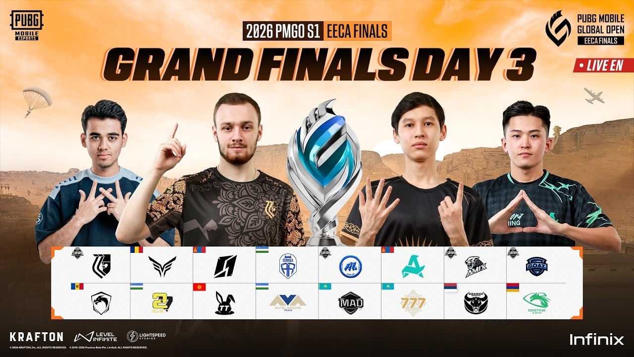 ARCRED, TT PROJECT, AMIX, 777, GOAT, AVALANCHE  | PMGO EECA 2026 GRAND FINAL DAY 3 | KALAMBOOR