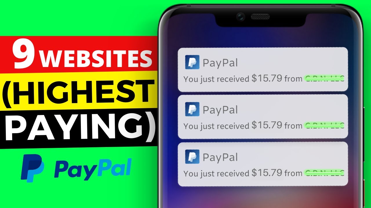 9 Highest Paying Websites Of 2020 (Legit PayPal Money Online💰)