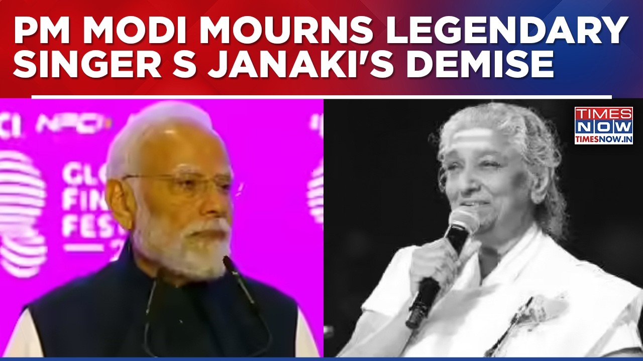 PM Modi Mourns Legendary Playback Singer S Janaki's Demise; Says Music World Suffers A Huge Loss