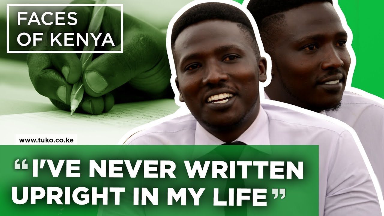 Faces of Kenya: Meet Kenyan Student Who Writes, Reads Upside Down | Tuko TV