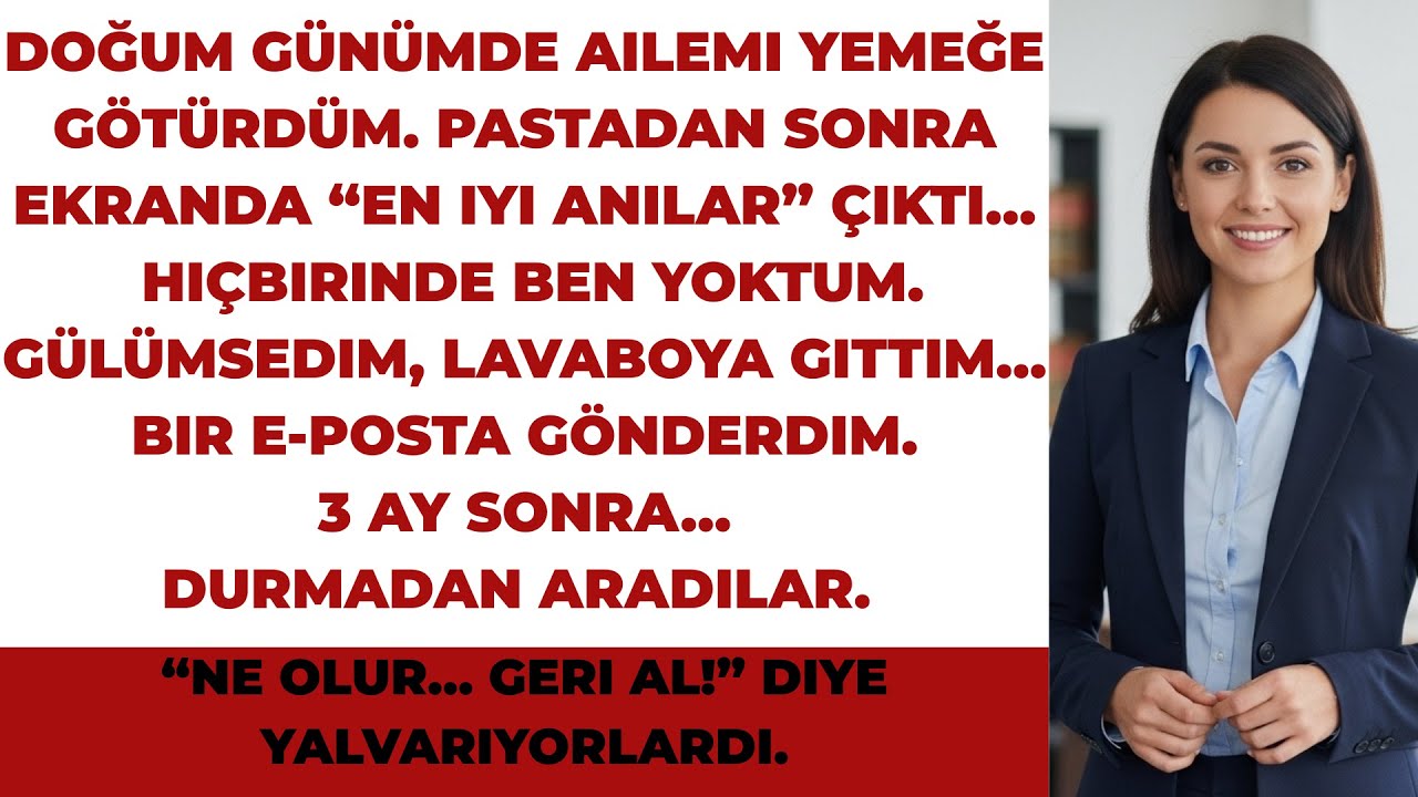 Ailem “en güzel anılarımız” videosu hazırladı… Tek birinde bile yoktum. Ve ben de BUNU yaptım!