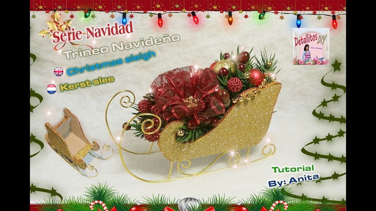 Trineo navideño / Christmas sleigh / Kerst slee
