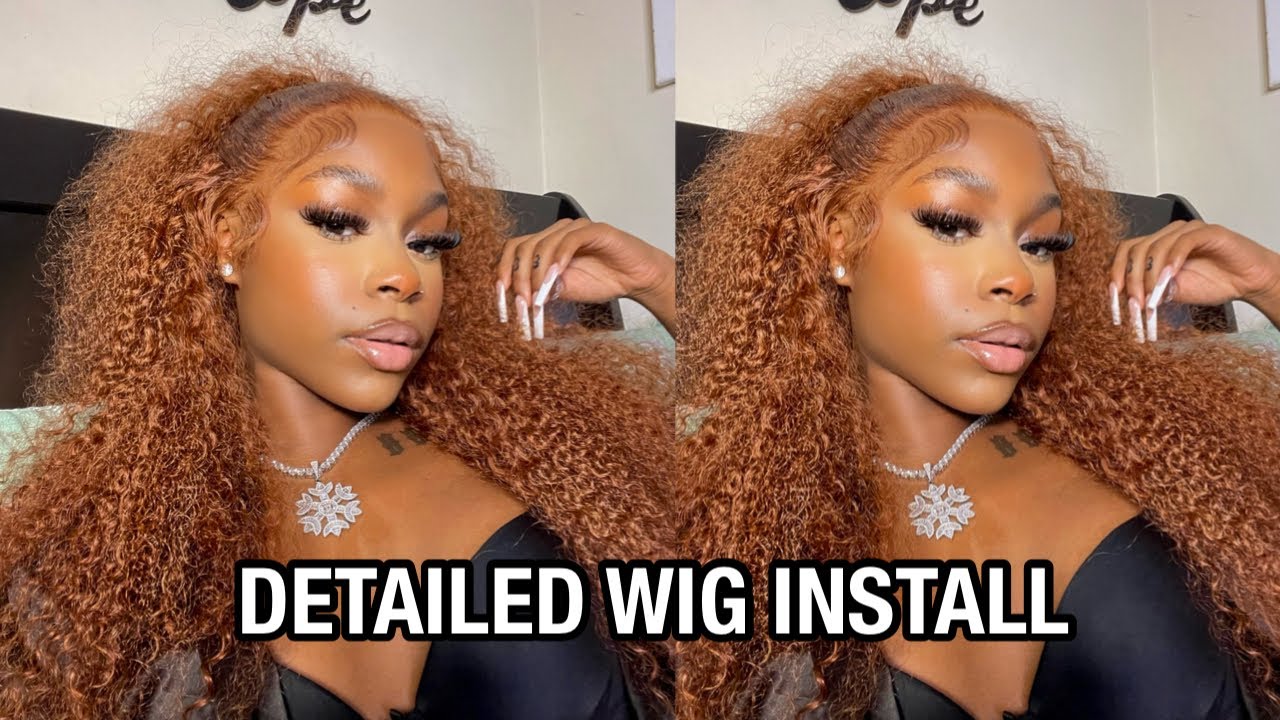 THE PRETTIEST WIG ON THE MARKET! Auburn Brown Detailed Wig Install | Unice Hair