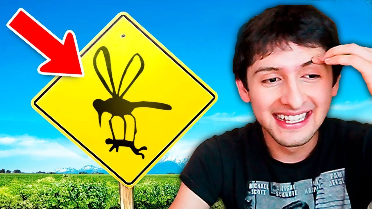 REACCIONANDO A LOS LETREROS MÁS GRACIOSOS