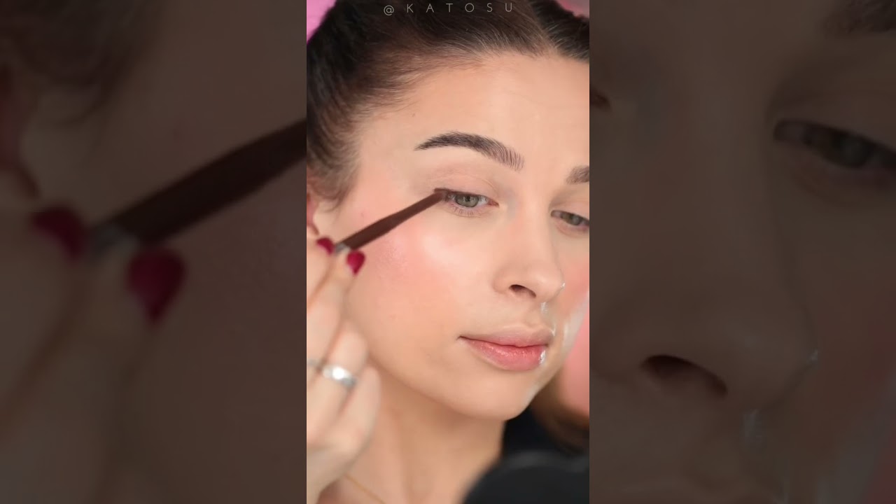 Uwielbiam ten look 💕 #makeup #shorts #haileybieber #makijaż #katosu #tutorial #beauty