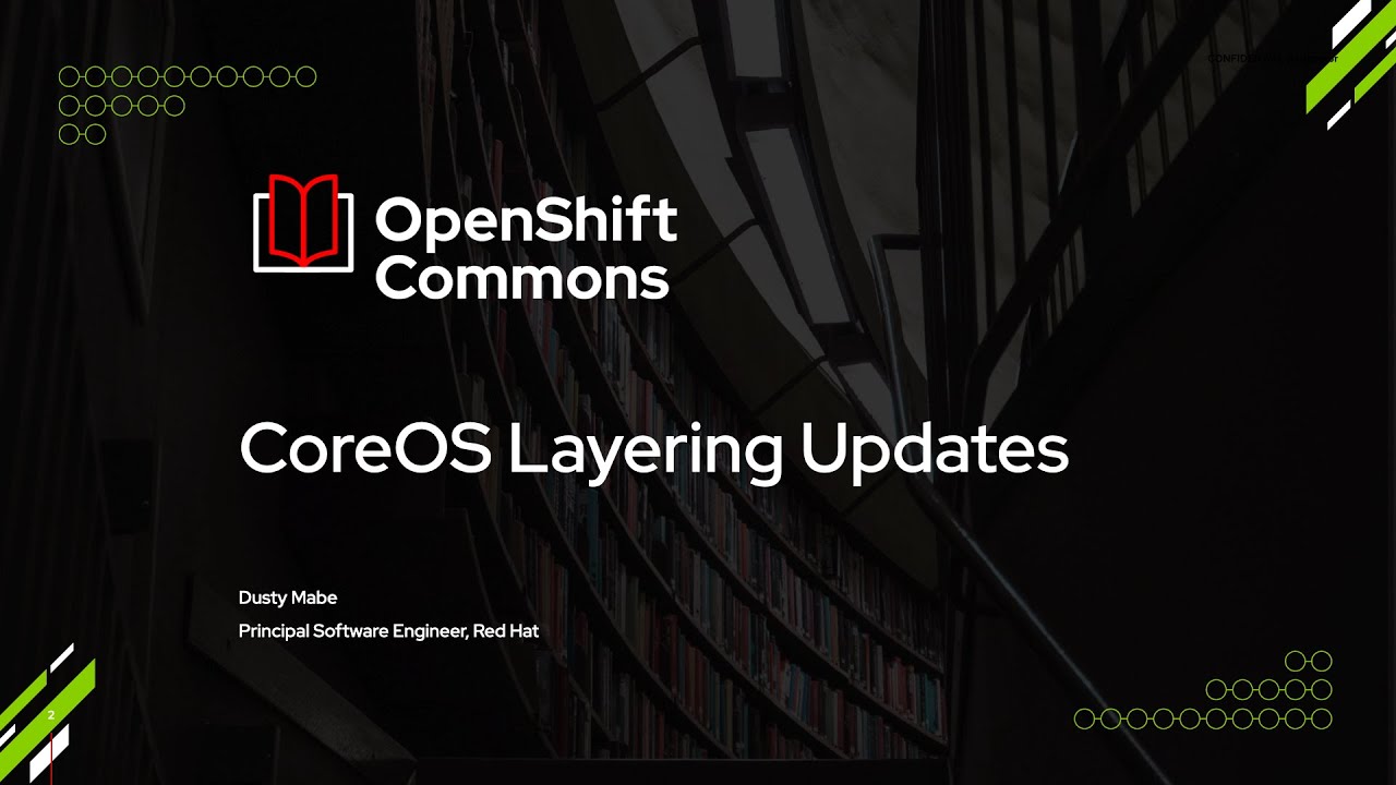 OpenShift Commons Gathering, Raleigh - Red Hat CoreOS Layering Update