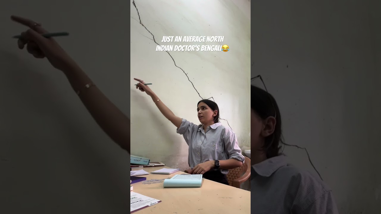 OPD Dairies- North Indian Doctor working in Bengal🤭 #mbbsdoctor #mbbsdiaries