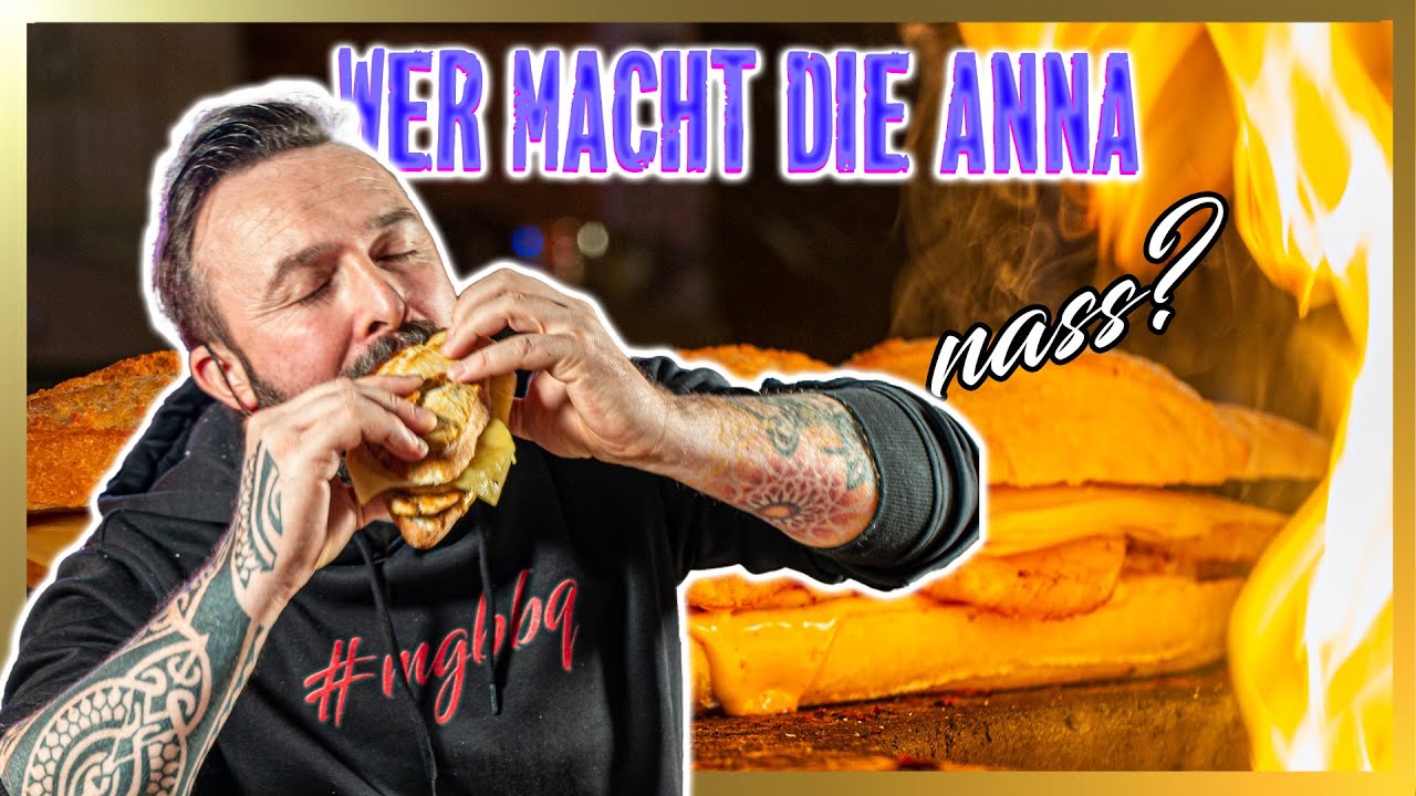 Ananas-Sandwich | Sandwich Hawaii von der Feuerplatte | MGBBQ