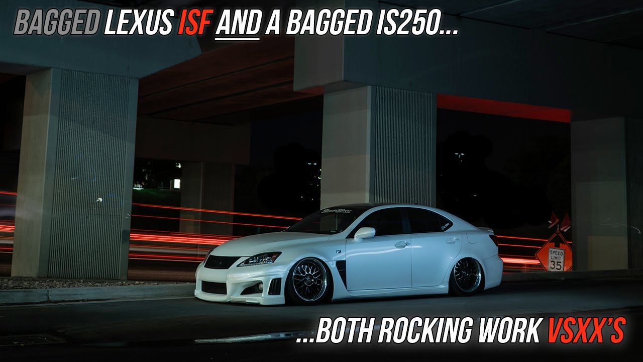 LEXUS ISF | BAGGED IS250 | WORK WHEELS | AIRLIFT PERFORMANCE #lexus #isf #airliftperformance