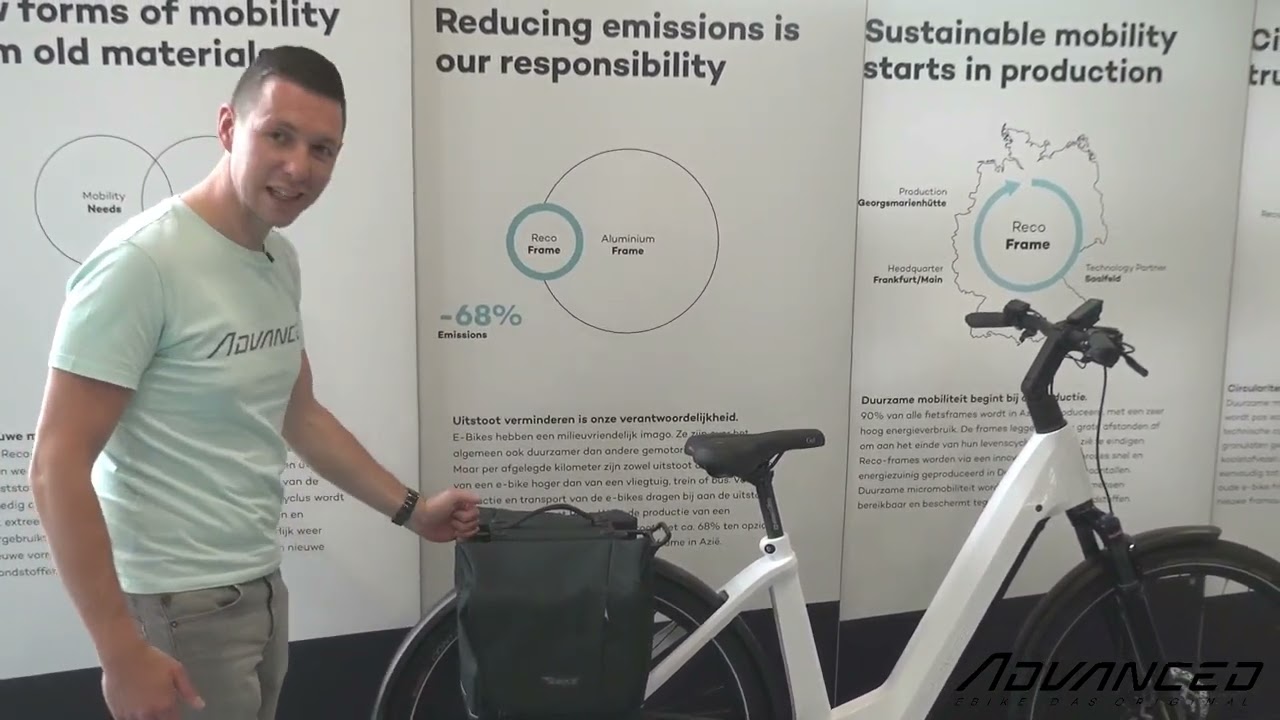 Ebike met krachtige middenmotor van Bosch: ADVANCED EBIKE RECO