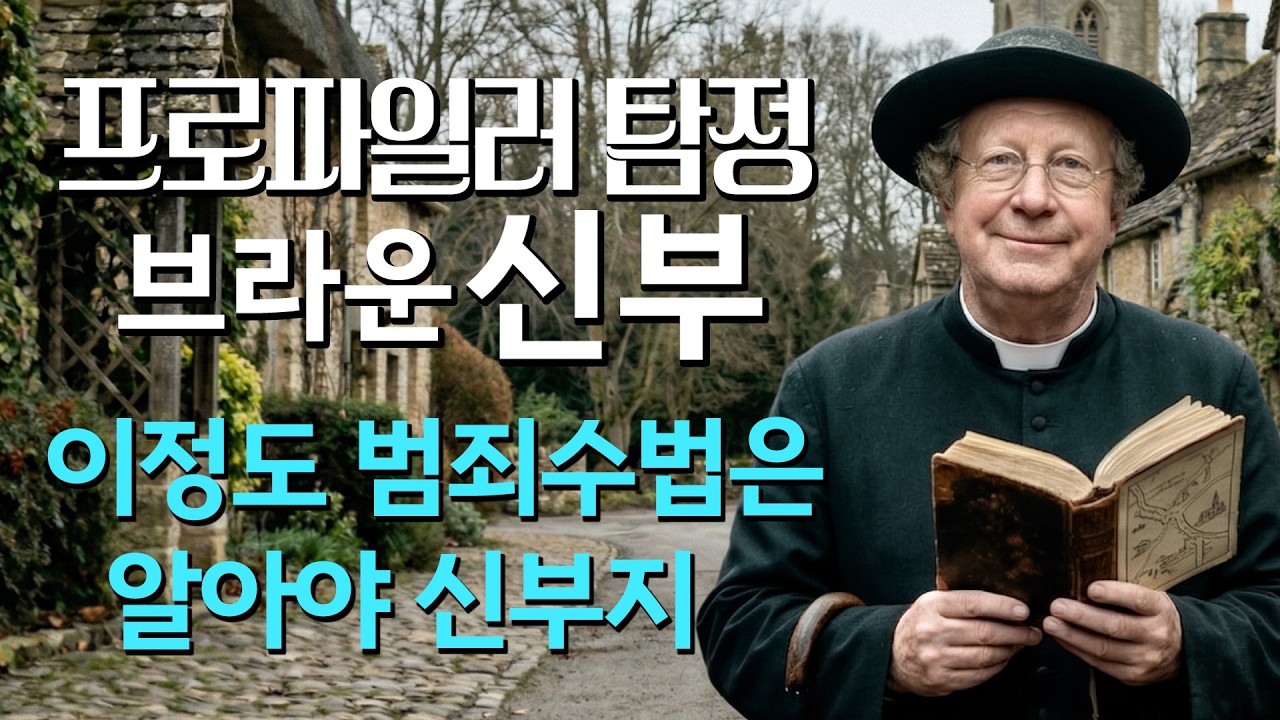 [브라운 신부 ep.1]  심리 탐정 신부의 유쾌한 추리소설 '푸른 십자가'