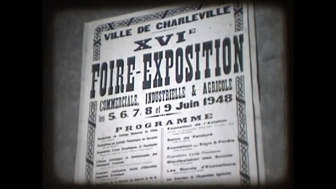 Charleville Mézières en 1948, film en 16mm