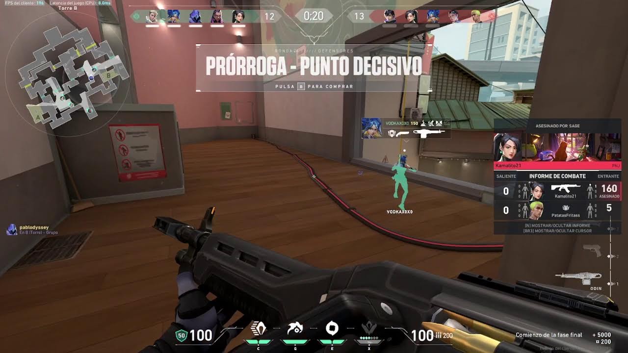 Jugando Valorant