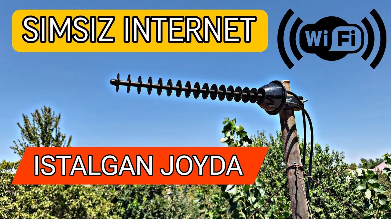 simsiz internet simsiz wifi aloqa sifati past bo'lgan joylar uchun #wifi #internet #4g