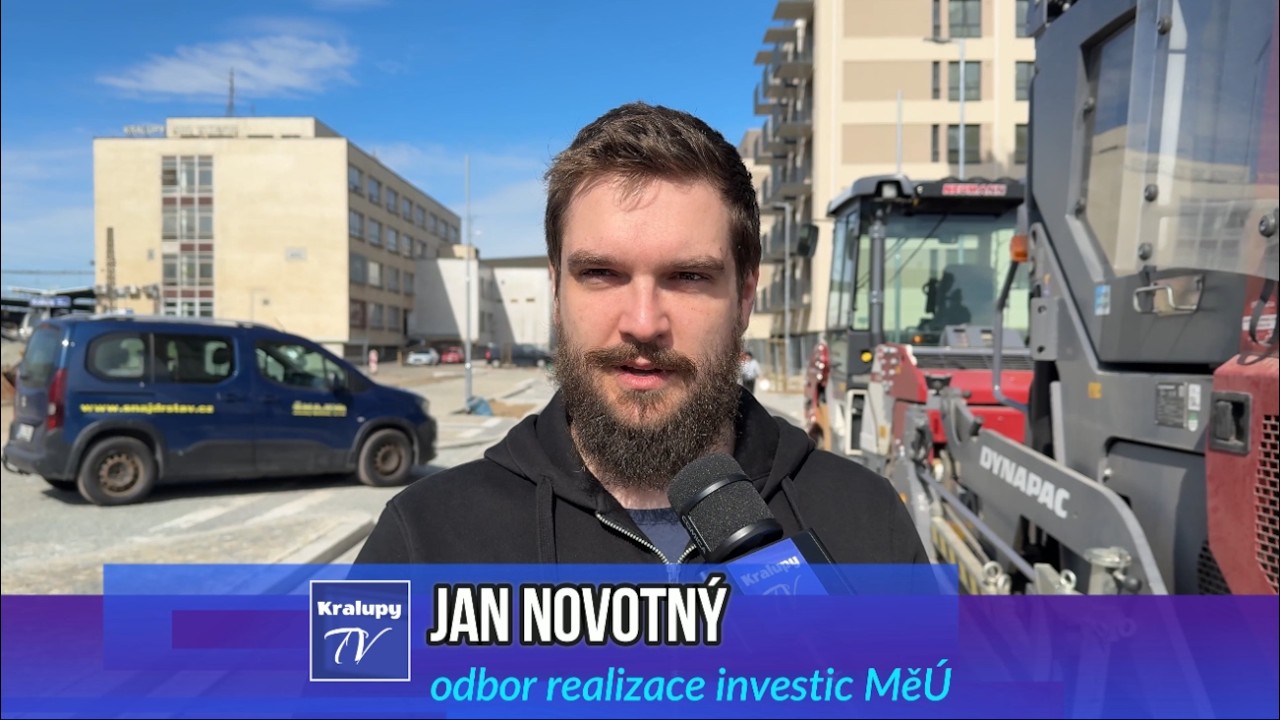 Kralupy TV: S př&iacute;chodem jara začalo hned několik investičn&iacute;ch akc&iacute; (24. 4. 2026)