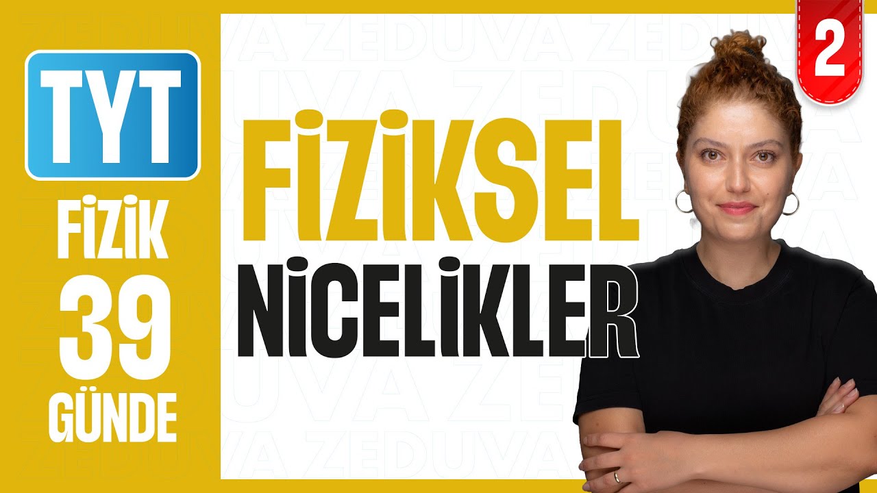 Fiziksel Niceliklerin Sınıflandırılması I 39 GÜNDE TYT FİZİK KAMPI 2026 I Fizik Bilimine Giriş 2.gün