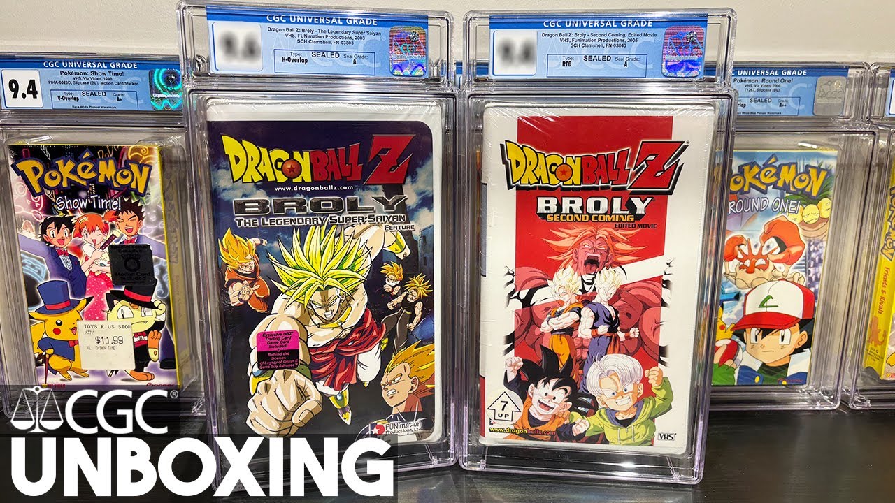 CGC VHS Unboxing - Pokemon, Digimon, Dragon Ball Z & more! Over 20 years of Nostalgia!