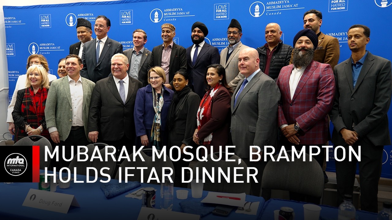 Mubarak Mosque, Brampton holds Iftar Dinner Program
