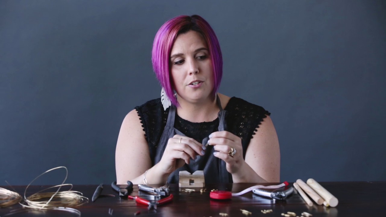 Make Your Own Ear Wires For Knockout Statement Earrings | CreativeLive
