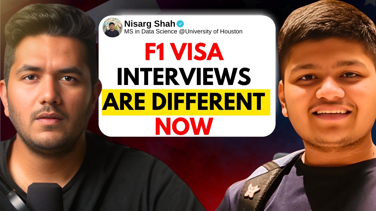 US Visa Officer asked On My Application Process - New F1 Visa Trend | University of Houston