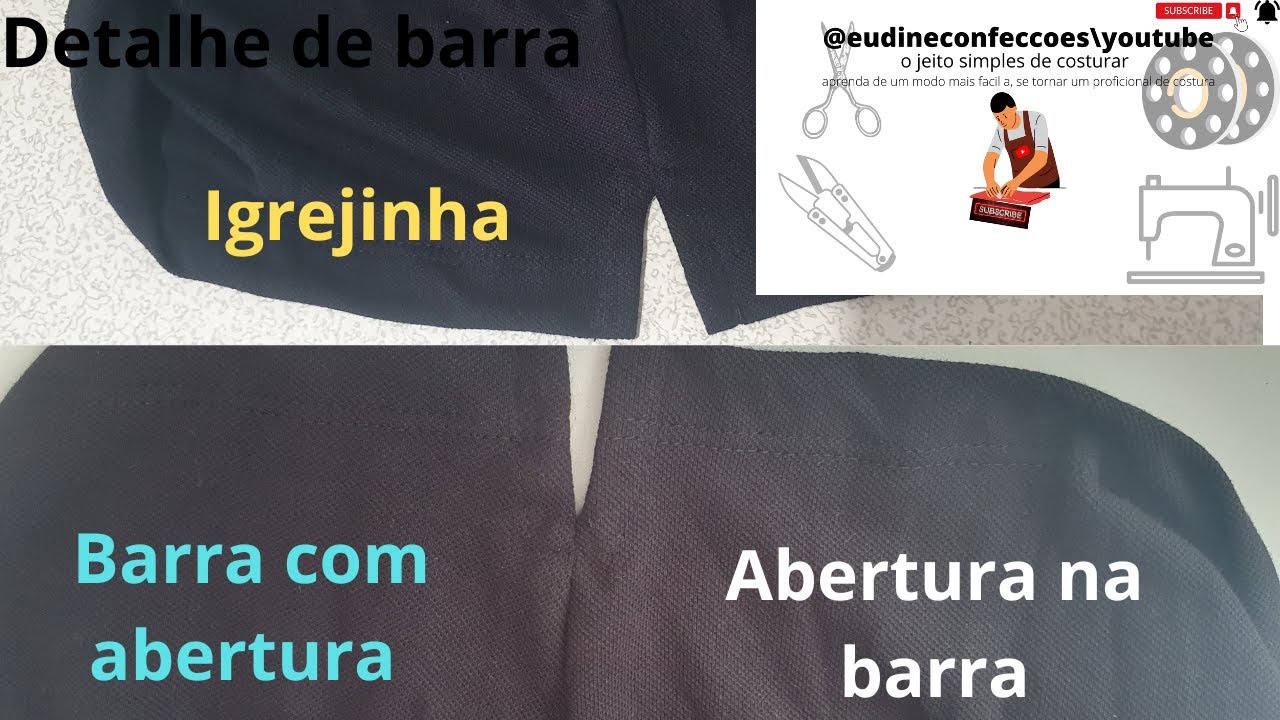 Igrejinha \ detalhe de barra \ abertura na barra \ barra com abertura tantos nomes ,tantos modelos .