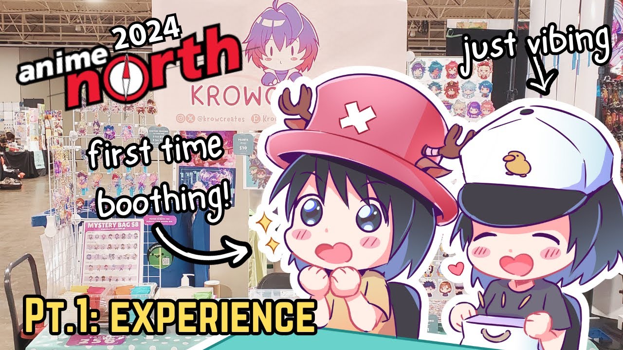 My First Artist Alley Con Experience || Anime North 2024 (Part 1) || KrowLogs