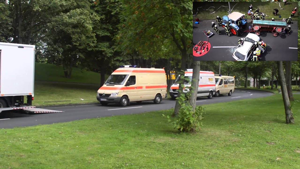 KatS-Übung - Schwerer Unfall beim Festumzug in Baunatal 26.07.2014