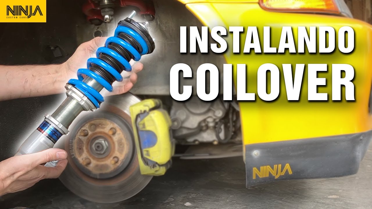 Instalando e Regulando a COILOVER na suspensão do carro