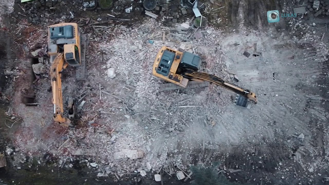 Kraśnik 2021 Rozbiórka Dworca PKP, Stacja Kolejowa Kraśnik