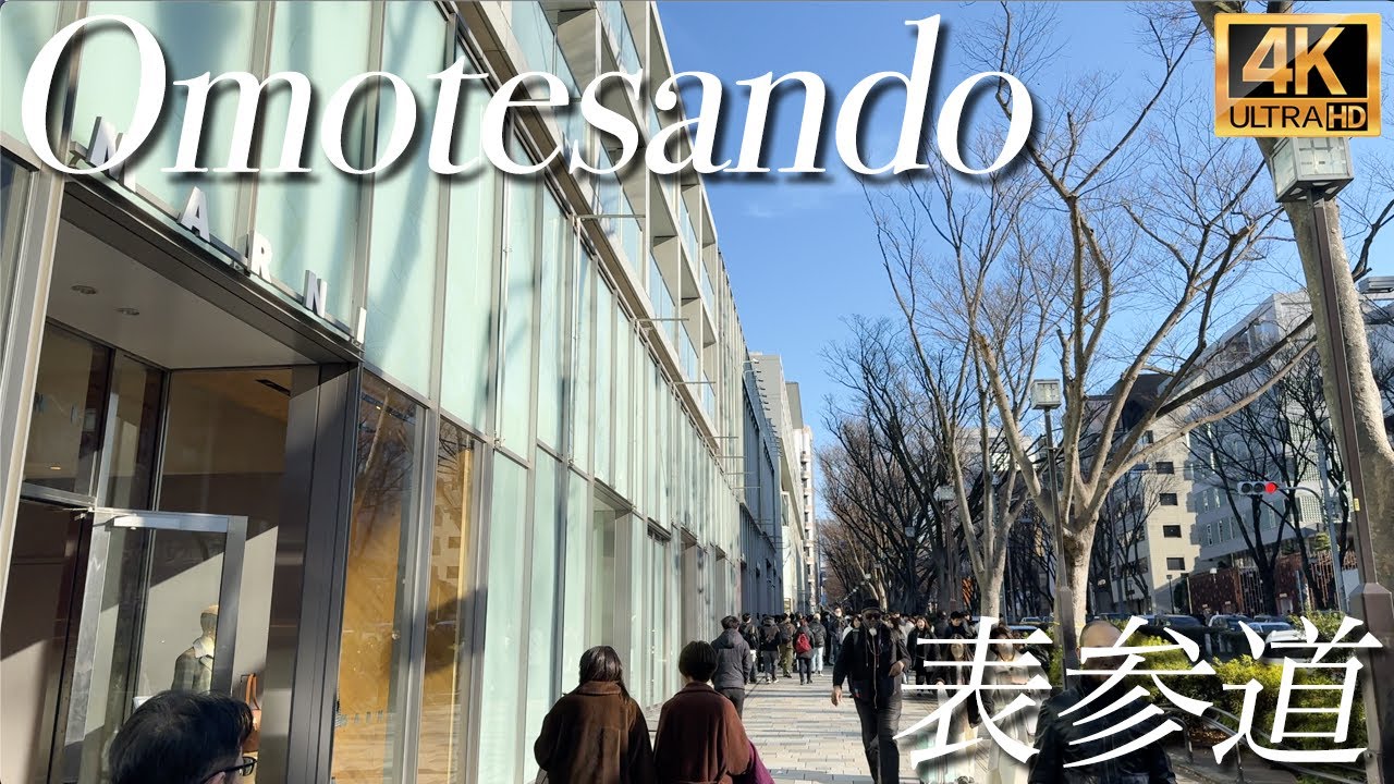 Walking at Omotesando, Tokyom Japan 【4K HDR】