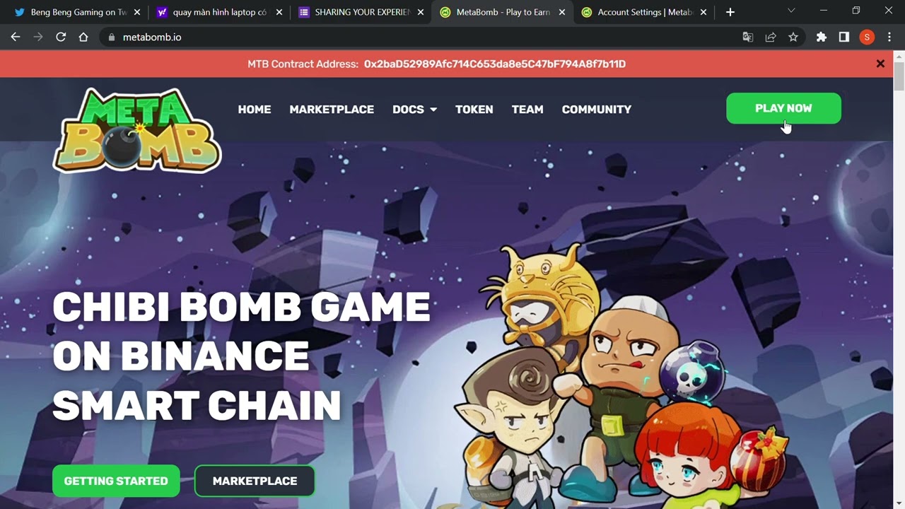 GameFi 2.0-Metabomb -Childhood memory. Quick instructions for newbie