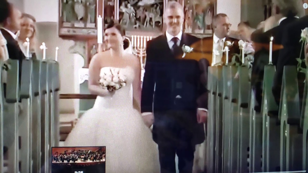 Wedding March played by grandma gone bad