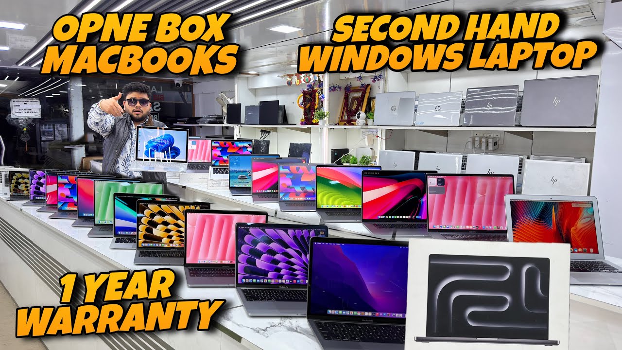Open Box Laptop & MacBook Starting ₹14000 | Second hand laptop MacBook Market in Nehru Place Delhi