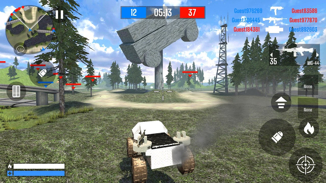 Assault Bots Gameplay Walkthrough (Android, iOS) - #3 Android Gameplay HD