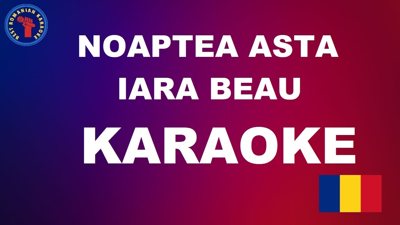 KARAOKE: Adriana Antoni - Noapte asta iara beau - Sol maj - Versuri pe Ecran - Karaoke Romanesc
