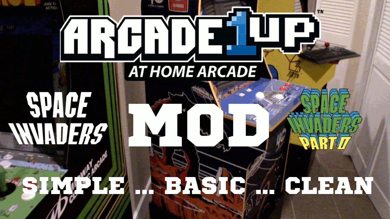 Arcade1Up Space Invaders Mod