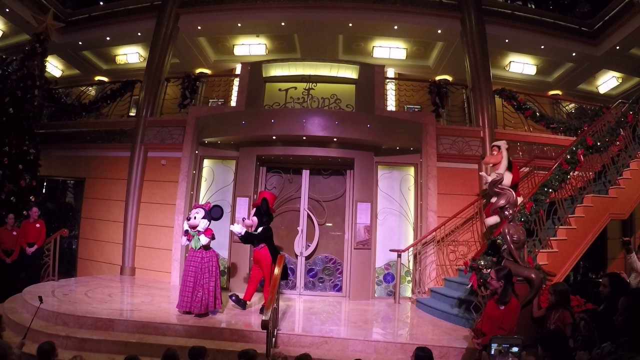 2017 Tree Lighting Ceremony aboard the Disney Wonder