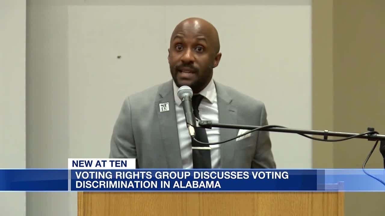 Voting rights group discusses voting discrimination in Alabama