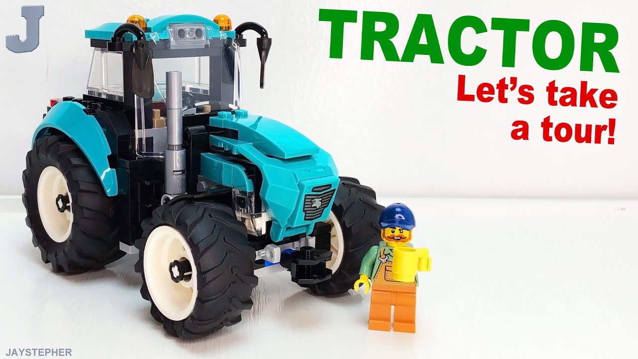 Распаковка, обзор и демонстрация набора LEGO City 2026 «Трактор» (60498).