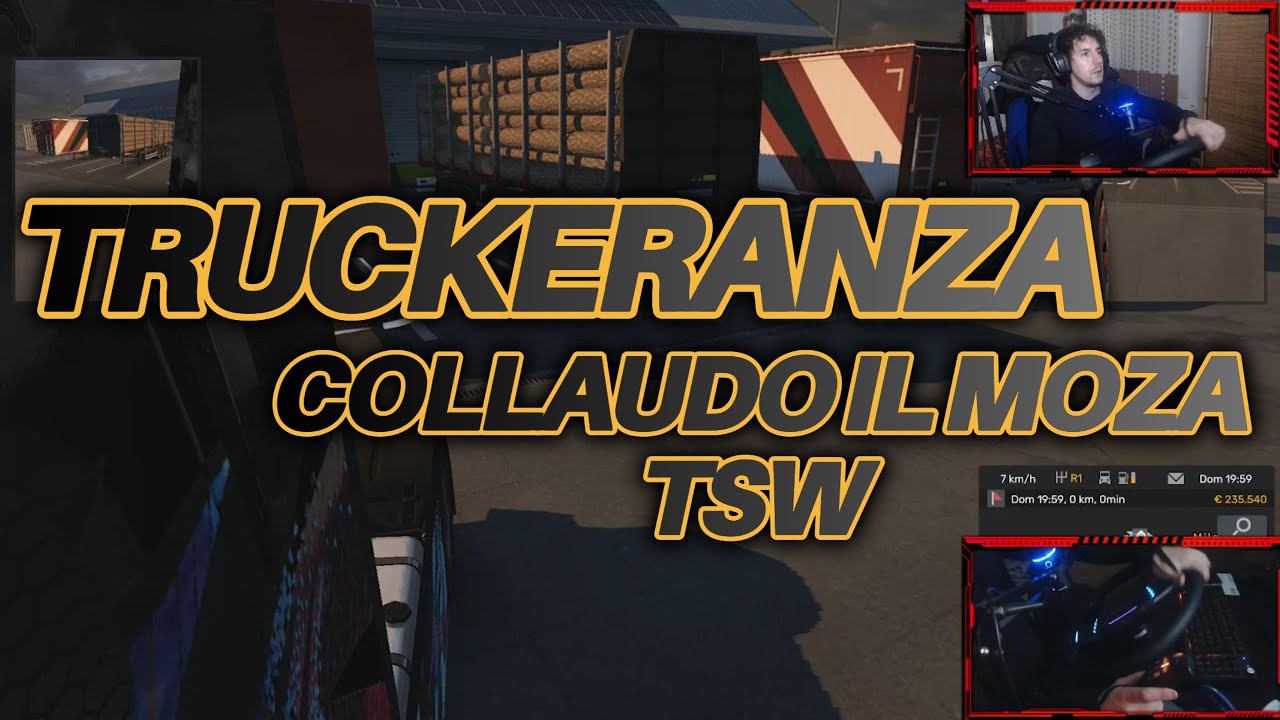 TRUCKERANZA col ZABIONE - collaudo il MOZA TSW (ed è stupendo) #mozaracing