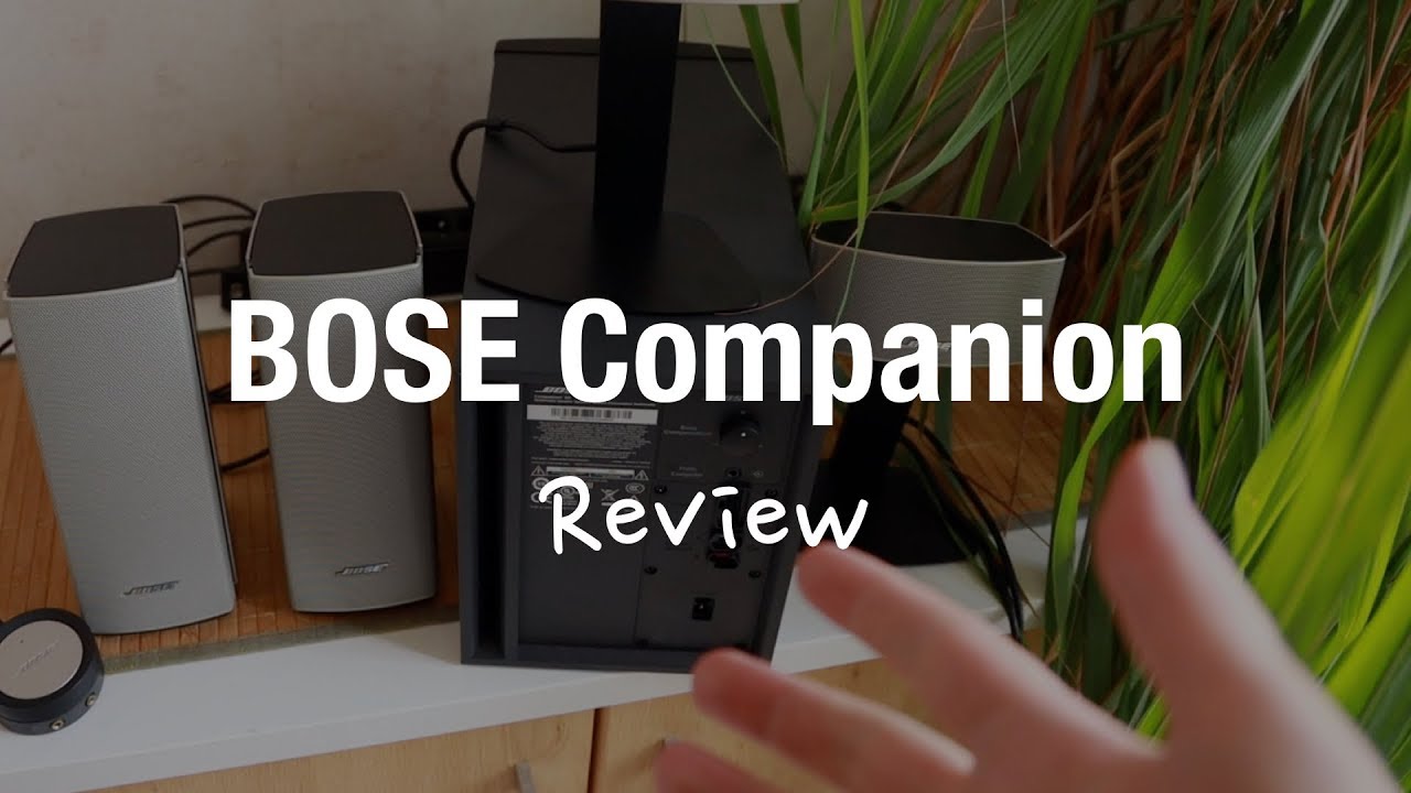 Review BOSE Companion 20 vs 50 (White Noise, Static, Sound Test)