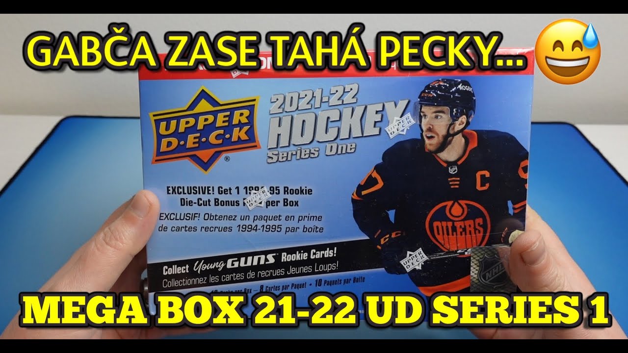 MEGA BOX 21-22 UD SERIES 1! Další super povedený box! Hokejové karty od Upper Deck