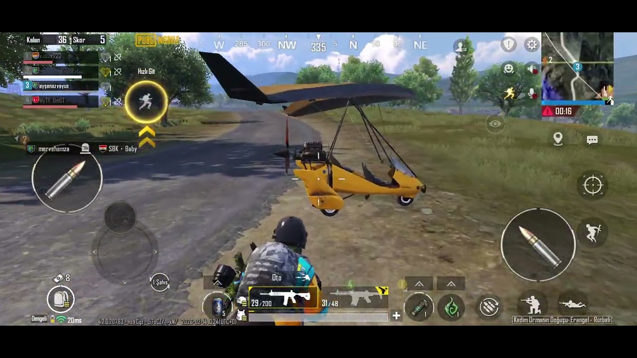 Pubg mobile oynuyoruz 😍