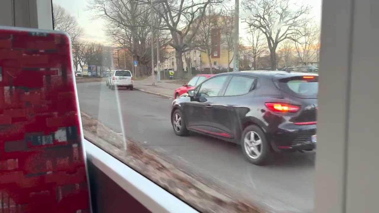 Komplette Mitfahrt von Brandenburg Hbf nach Anton-Saefkow-Allee in de￼r Linie  1 Typ 105 ￼
