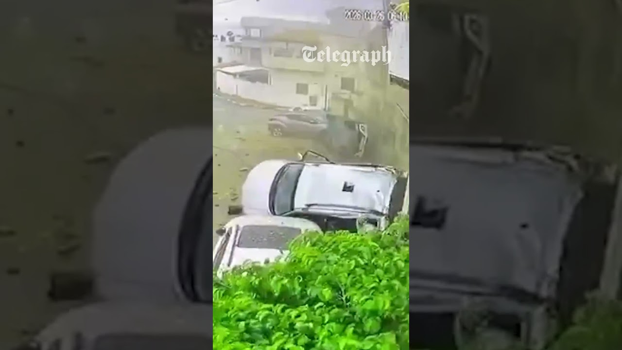 Iranian missile strikes a car in central Israel