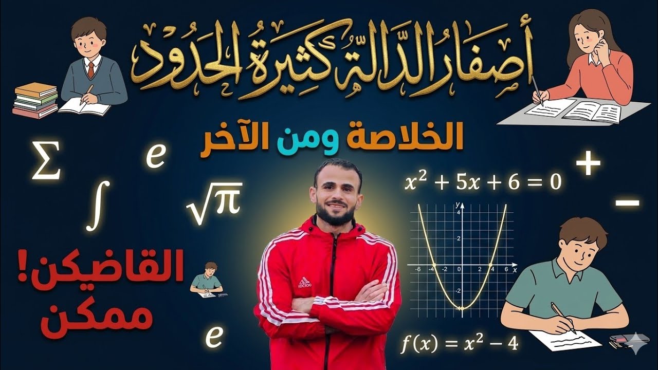 الخلاصة من الآخر 👌الوحدة الثانية (أصفار الدالة كثيرة الحدود ) الدرس الاول👈 جبر الصف الثالث الإعدادى💪
