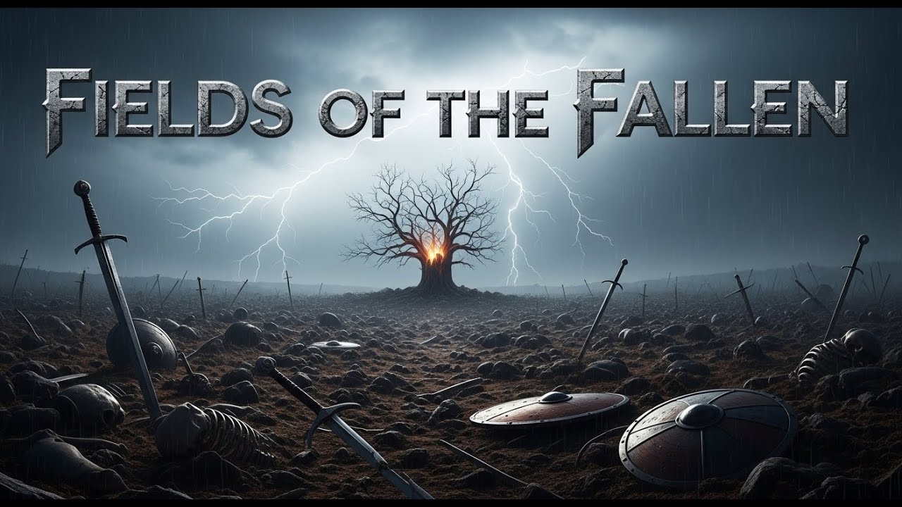 Fields of the Fallen (AI Metal Song) | Glitch Messiah