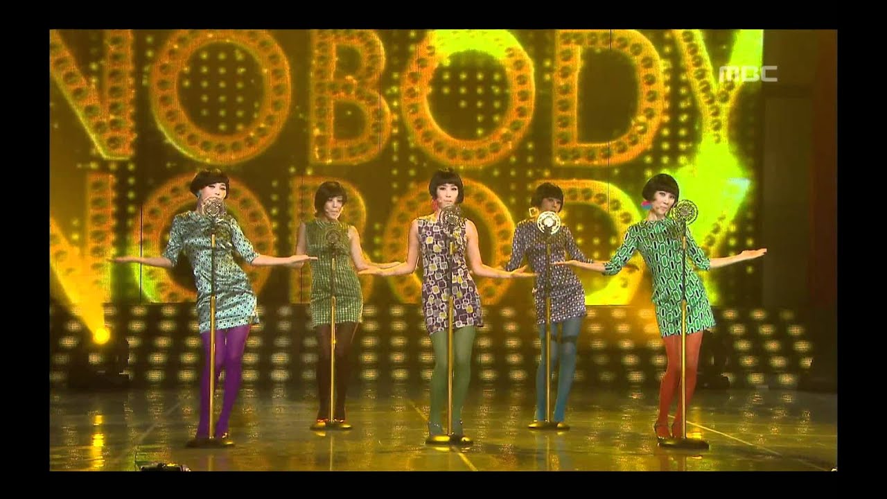 Wonder Girls - Nobody, 원더걸스 - 노바디, Music Core 20081018